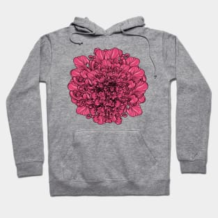 Pink Flower Hoodie